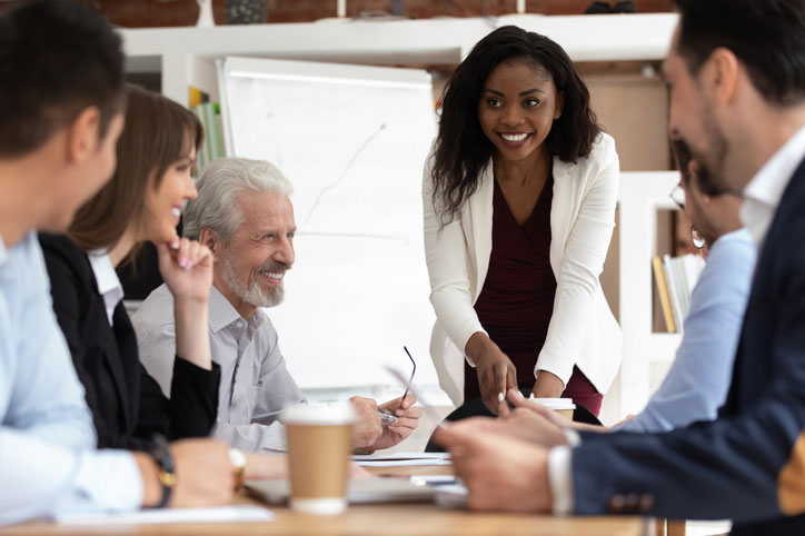 business people in a meeting